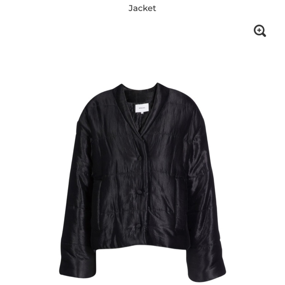 Nanushka Black Puffer Jacket Size Small